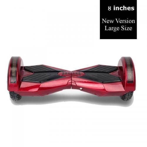 8" Wheel Lamborghini Style Hoverboard Self Balancing Electric Scooter with Bluetooth + Free Carry Bag - Red