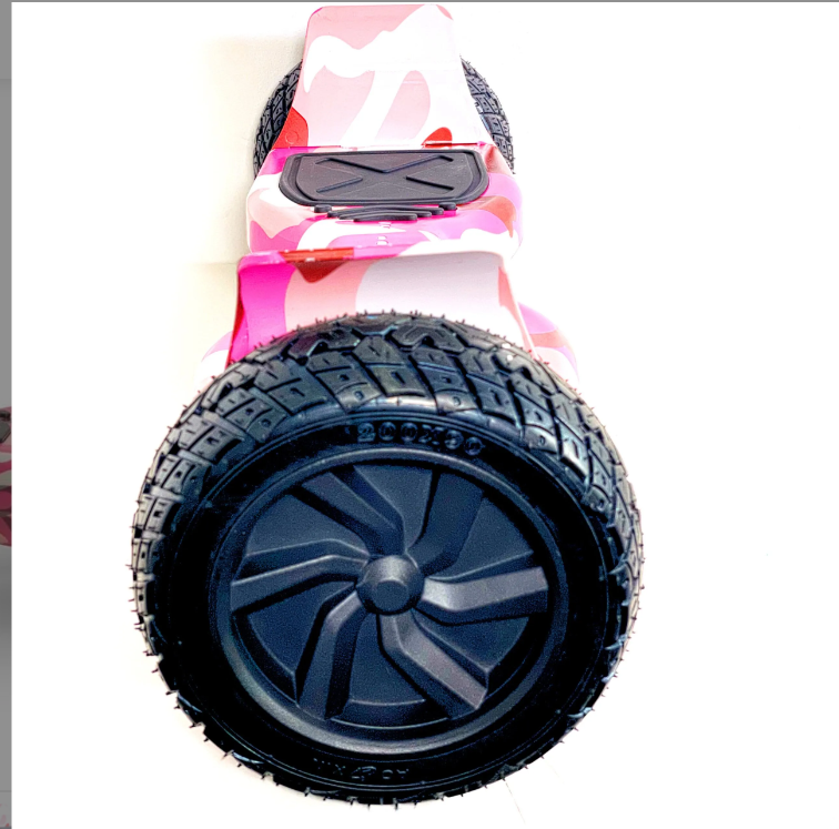 8.5" Wheel Off Road Hoverboard Electric Self Balancing Scooter with Bluetooth + Free Carry Bag - Camo Pink