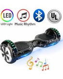 6.5" Wheel Electric Hoverboard with Bluetooth + Free Carry Bag - Lighting Black