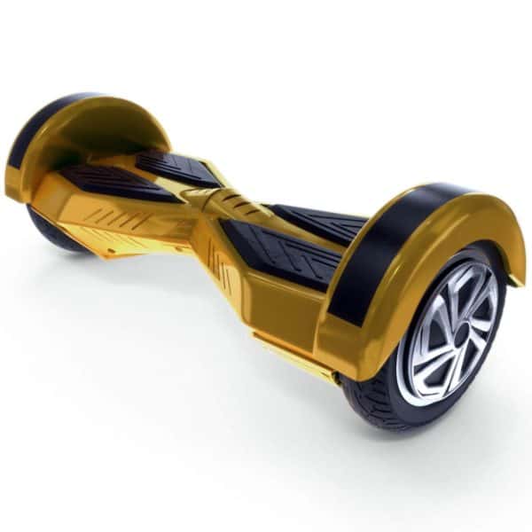 8" Wheel Lamborghini Style Hoverboard Self Balancing Electric Scooter with Bluetooth + Free Carry Bag - Gold