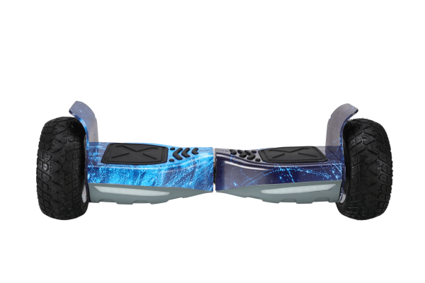 8.5" Wheel Off Road Hoverboard Electric Self Balancing Scooter with Bluetooth + Free Carry Bag - Blue Galaxy