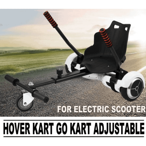 Adjustable Kart For Self Balancing Scooter & Hoverboard – Black
