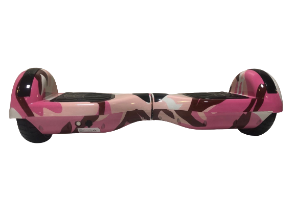 6.5" Wheel Electric Hoverboard with Bluetooth + Free Carry Bag -Camouflage Pink