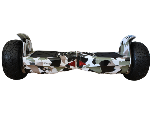 8.5" Wheel Off Road Hoverboard Electric Self Balancing Scooter with Bluetooth + Free Carry Bag - Camouflage Grey