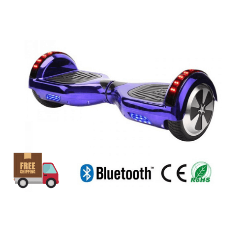 6.5" Wheel Self Balancing Scooter Electric Hoverboard-Purple