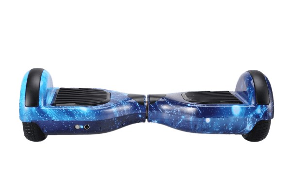 6.5" Wheel Electric Hoverboard with Bluetooth + Free Carry Bag - Blue Galaxy