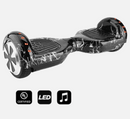6.5" Wheel Electric Hoverboard with Bluetooth + Free Carry Bag - Lighting Black