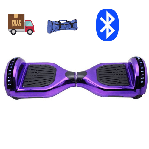 6.5" Wheel Self Balancing Scooter Electric Hoverboard-Purple