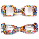 6.5" Wheel Self Balancing Scooter Electric Hoverboard-Orange Graffiti