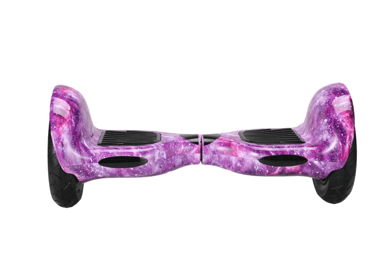 10" Wheel Electric Hoverboard Self Balancing Scooter with Bluetooth + Free Carry Bag -Purple Galaxy Stars